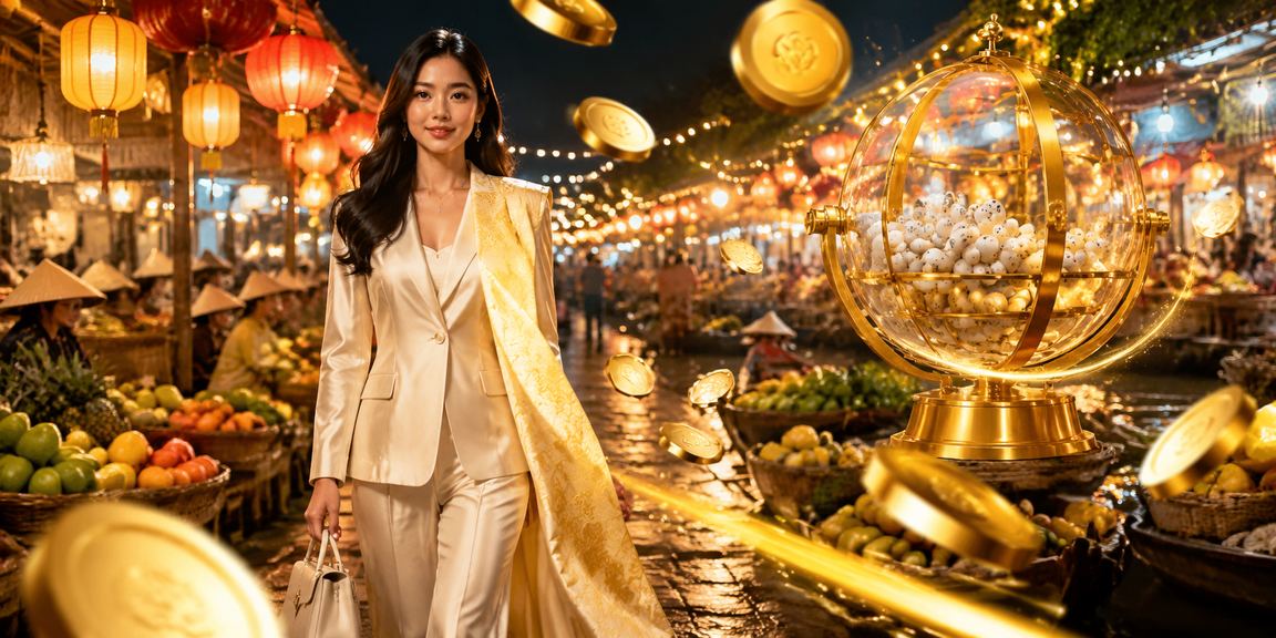 Người chơi xổ số và casino trực tuyến tại vùng đồng bằng Mekong với trang phục áo dài